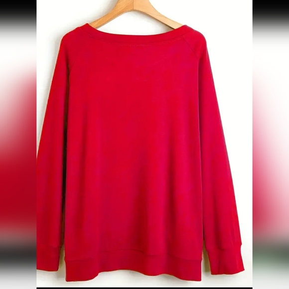 Daisy print lightweight long-sleeve sweatshirt, NWT - Picture 3 of 3